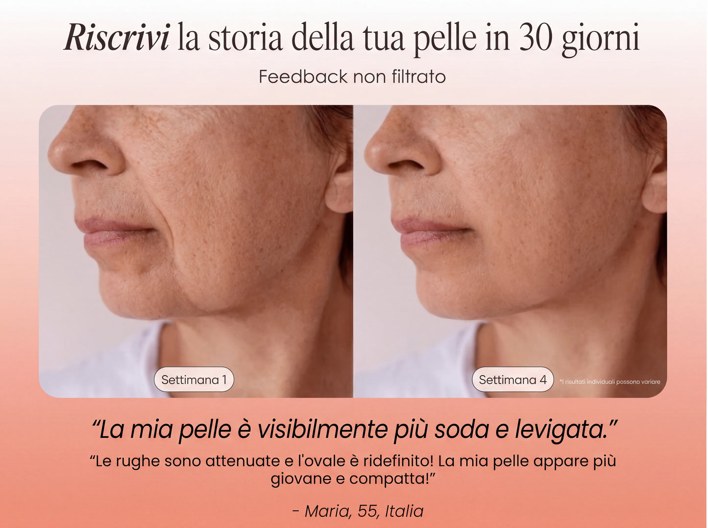 Maschera LED per il viso