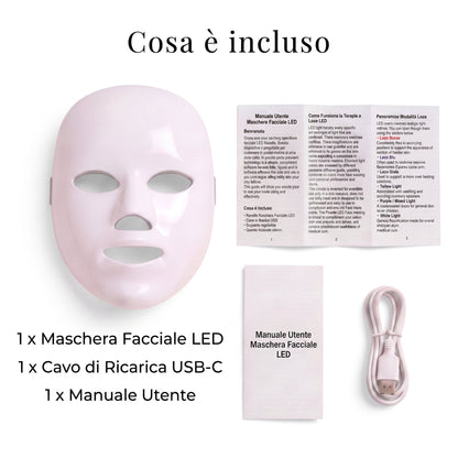 Maschera LED per il viso 7 colori
